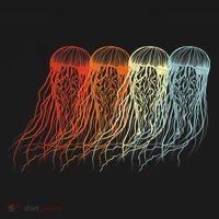 Retro Jellyfish 70s Ocean Sea Beach Animals Jelly Kids Hoodie thumb 5