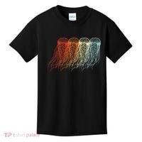 Retro Jellyfish 70s Ocean Sea Beach Animals Jelly Kids T-Shirt thumb 0