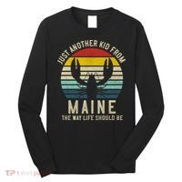Retro Just A From Maine The Way Life Should Be! Long Sleeve Shirt thumb 0