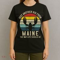 Retro Just A From Maine The Way Life Should Be! T-Shirt thumb 4