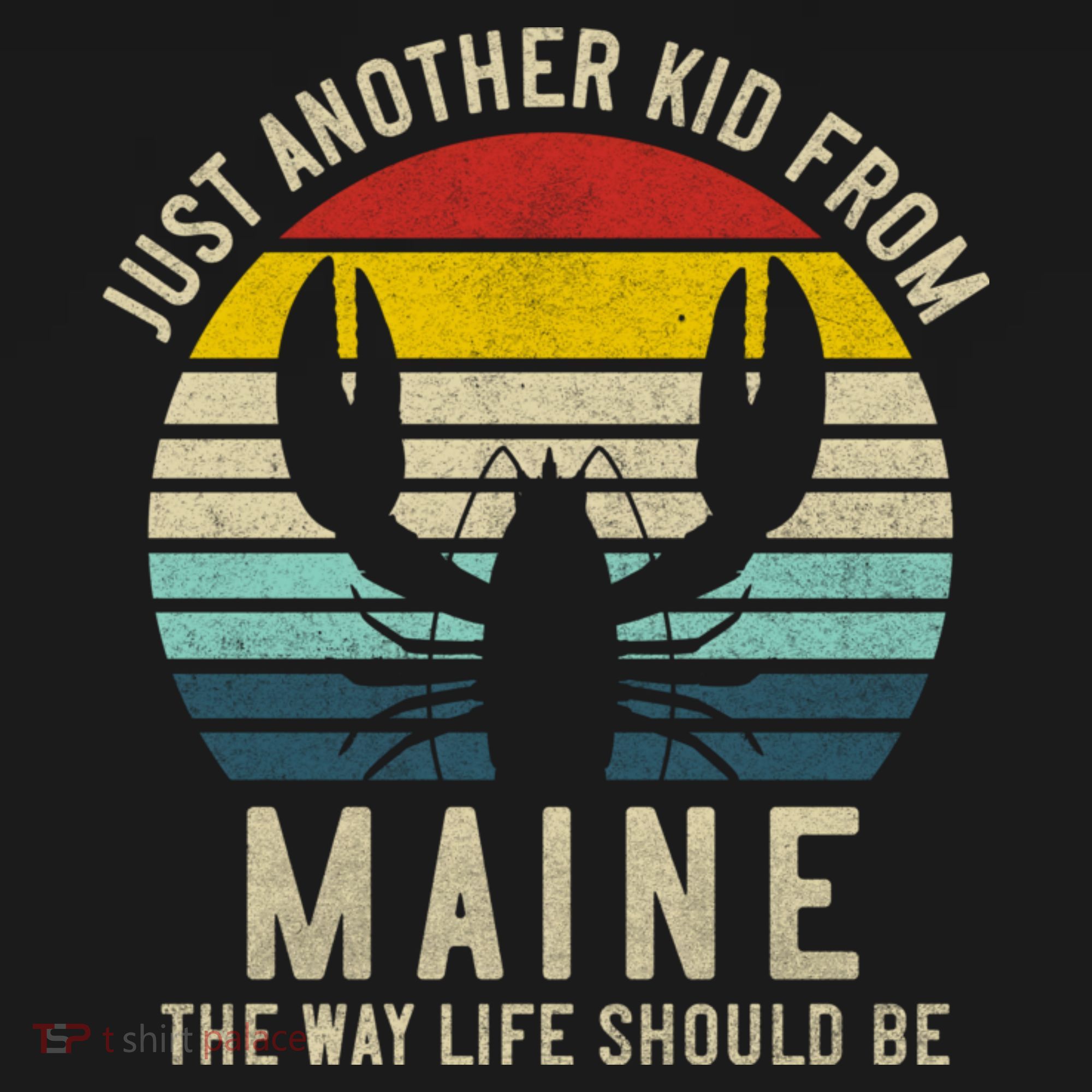 Retro Just A From Maine The Way Life Should Be! Women's Hoodie