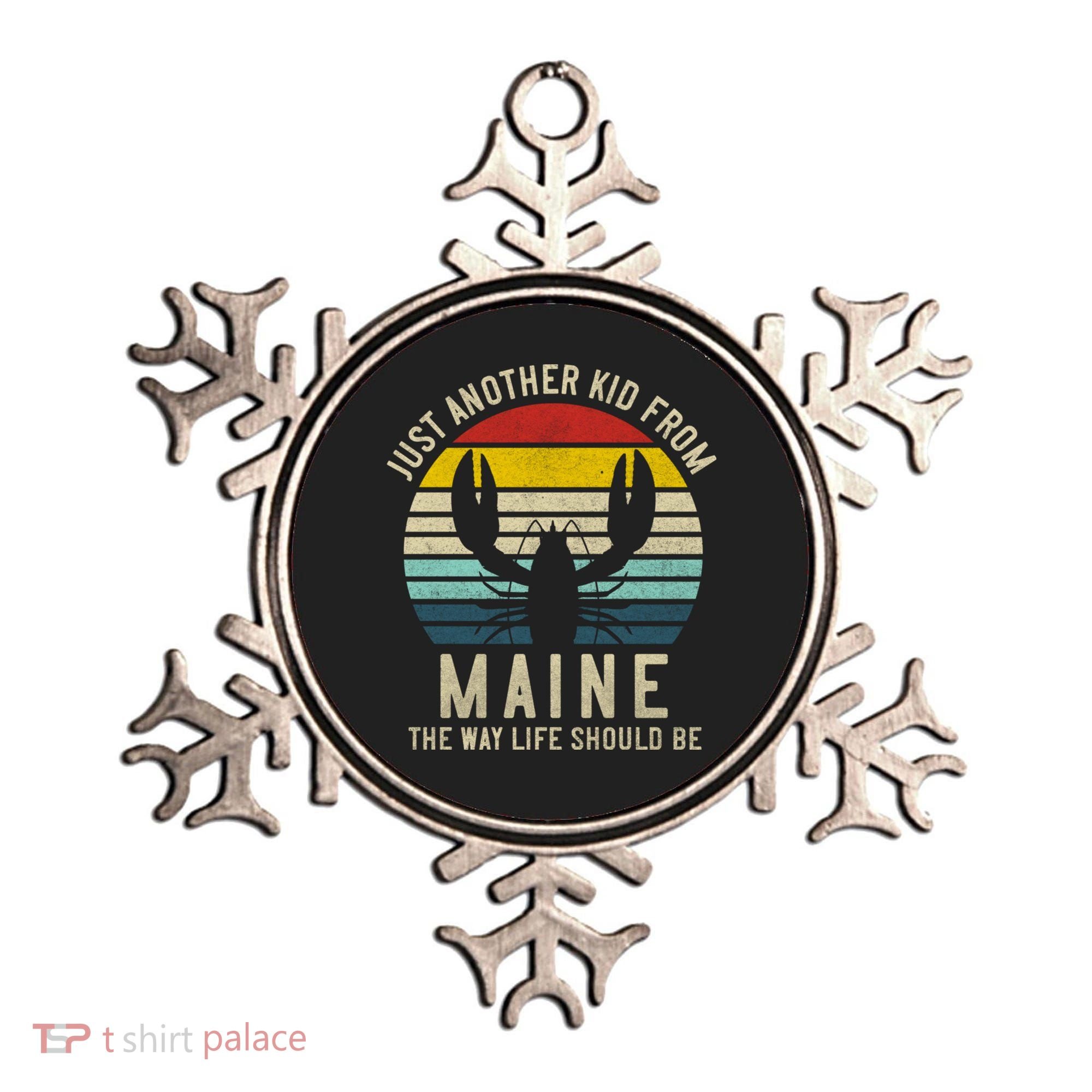 Retro Just A From Maine The Way Life Should Be! Ornament