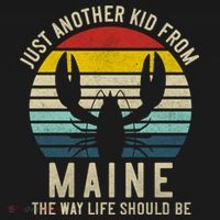 Retro Just A From Maine The Way Life Should Be! Baby Bodysuit thumb 2