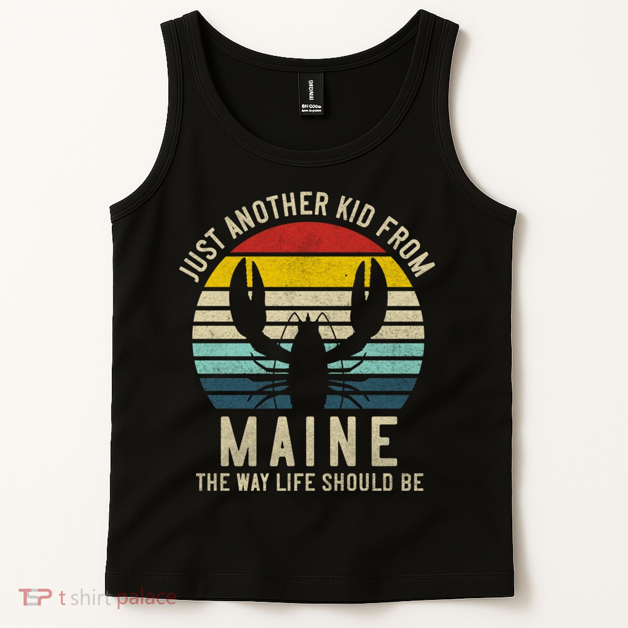 Retro Just A From Maine The Way Life Should Be! Tank Top