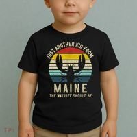 Retro Just A From Maine The Way Life Should Be! Toddler T-Shirt thumb 2