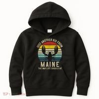 Retro Just A From Maine The Way Life Should Be! Kids Hoodie thumb 0