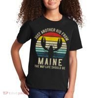 Retro Just A From Maine The Way Life Should Be! Kids T-Shirt thumb 2