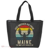 Retro Just A From Maine The Way Life Should Be! Tote Bag thumb 0