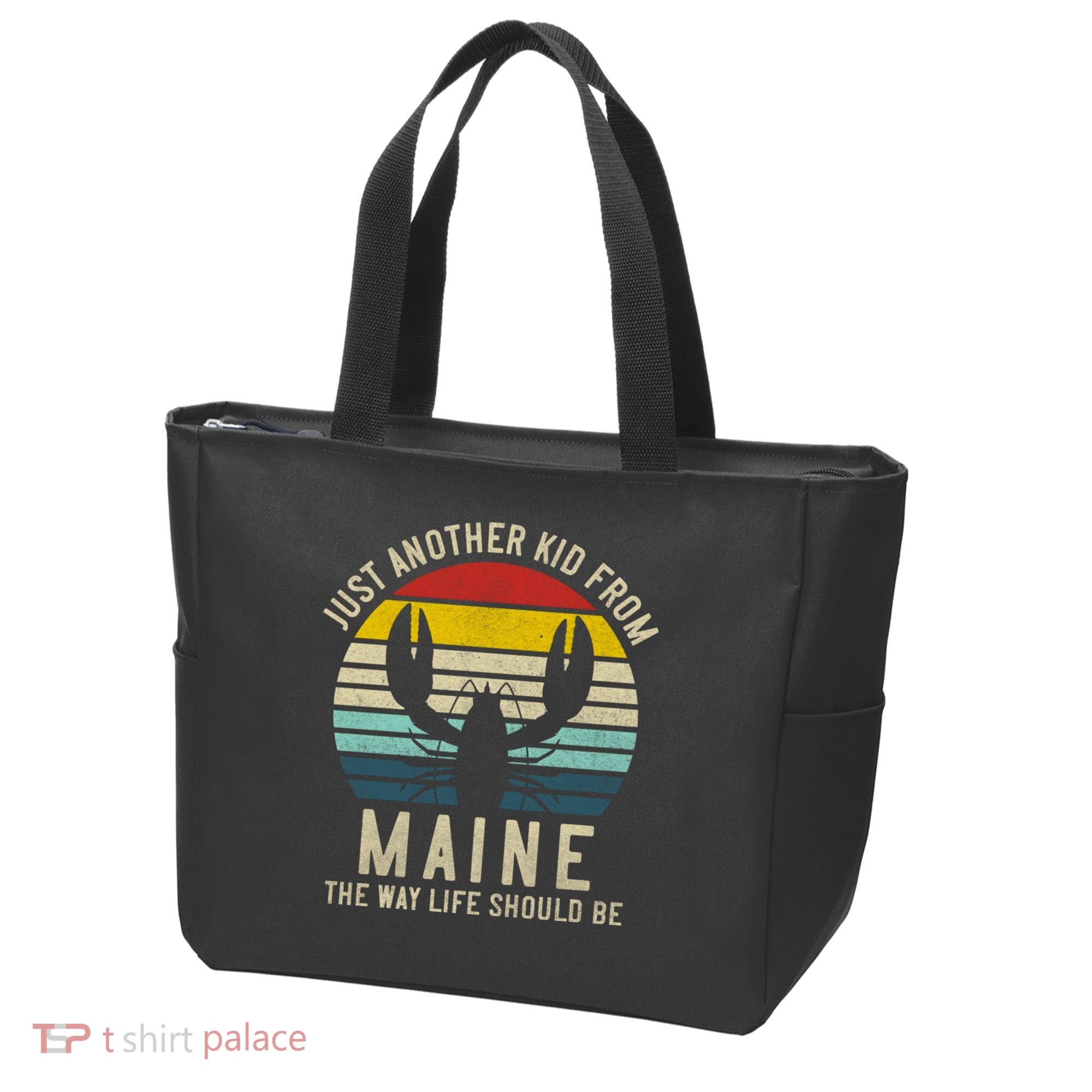 Retro Just A From Maine The Way Life Should Be! Tote Bag