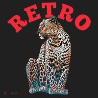 Retro Jaguar Animal Oversized Women's Sweatshirt thumb 2