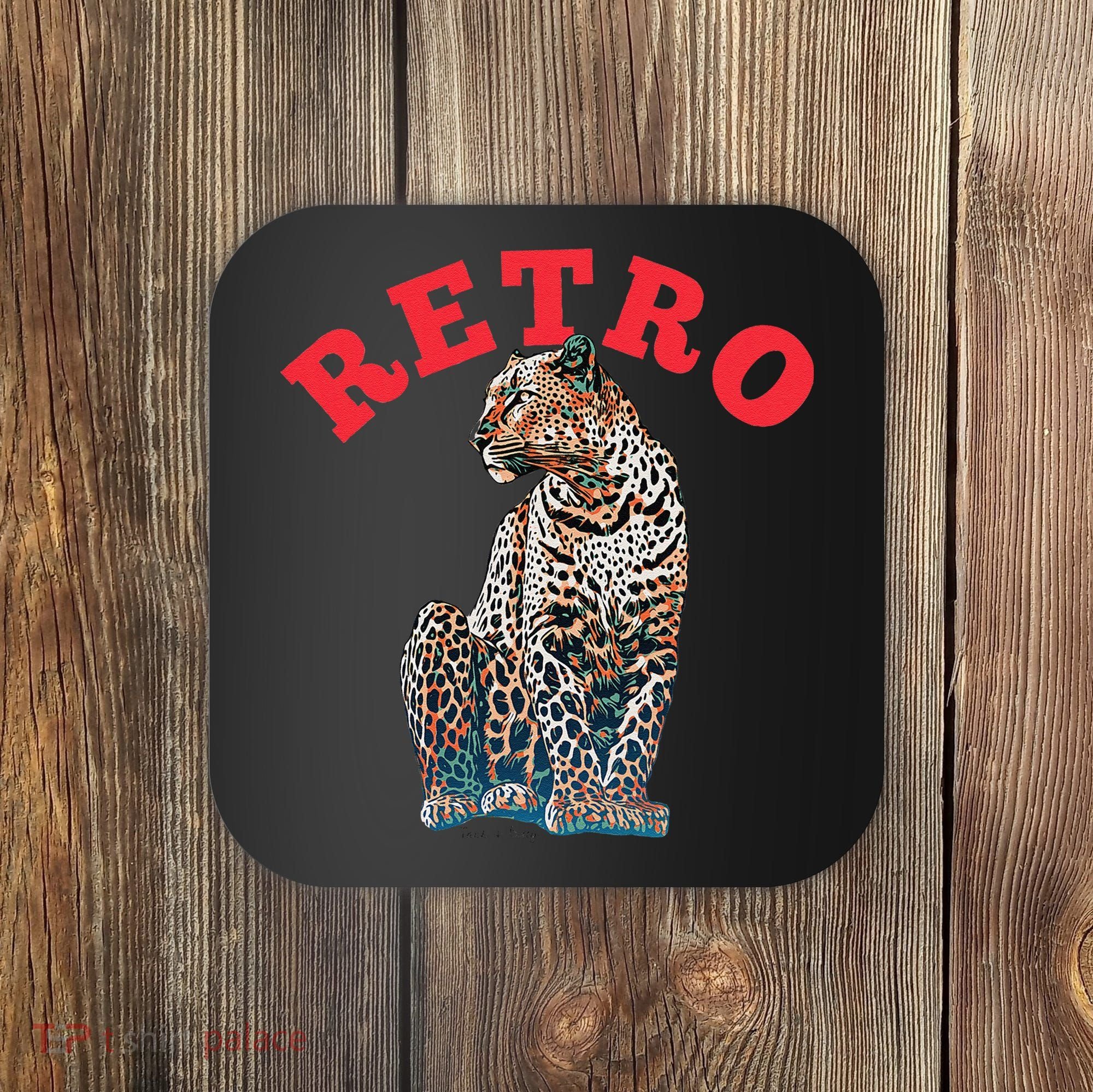 Retro Jaguar Animal Oversized Coaster