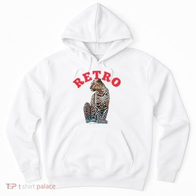 Retro Jaguar Animal Oversized Hoodie