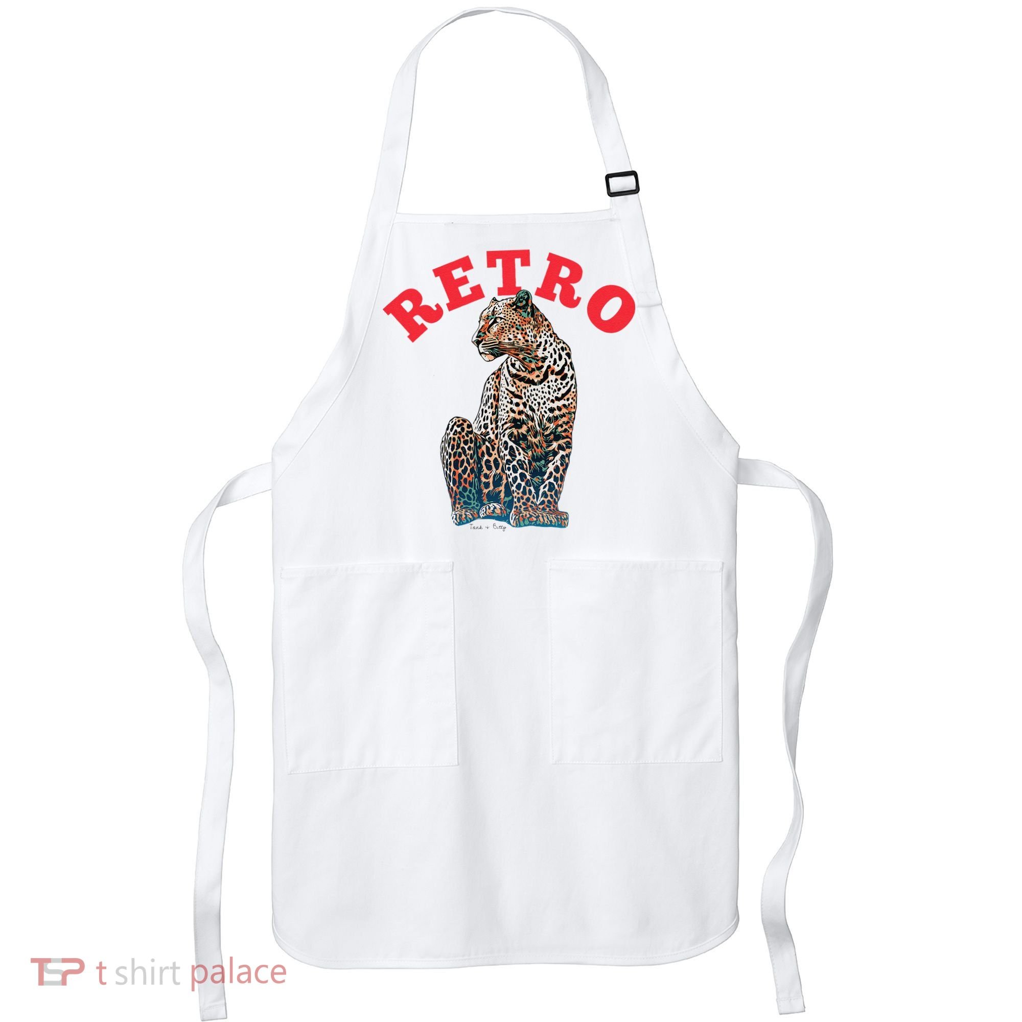 Retro Jaguar Animal Oversized Apron