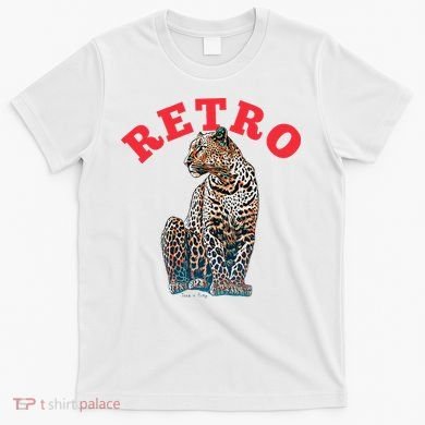 Retro Jaguar Animal Oversized T-Shirt