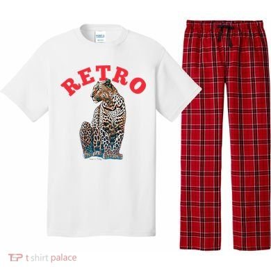 Retro Jaguar Animal Oversized Pajama Set