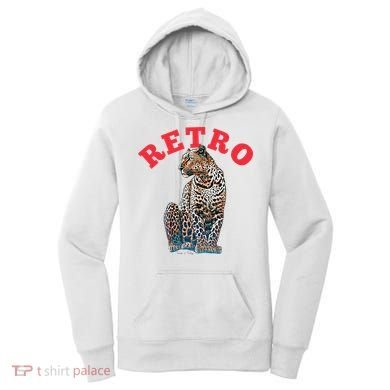 Retro Jaguar Animal Oversized Women's Hoodie