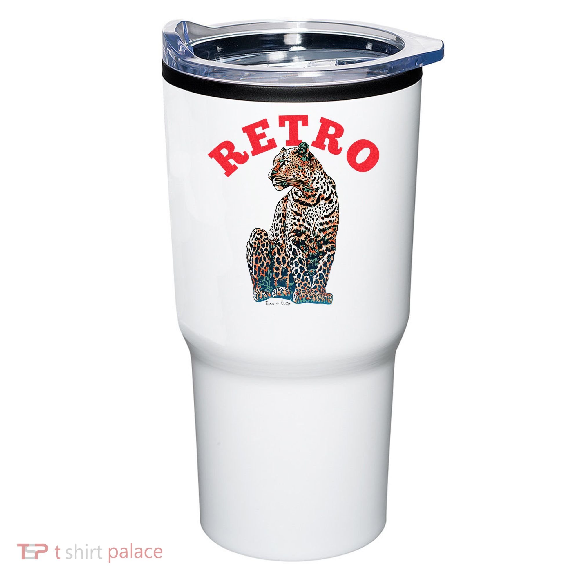 Retro Jaguar Animal Oversized Tumbler