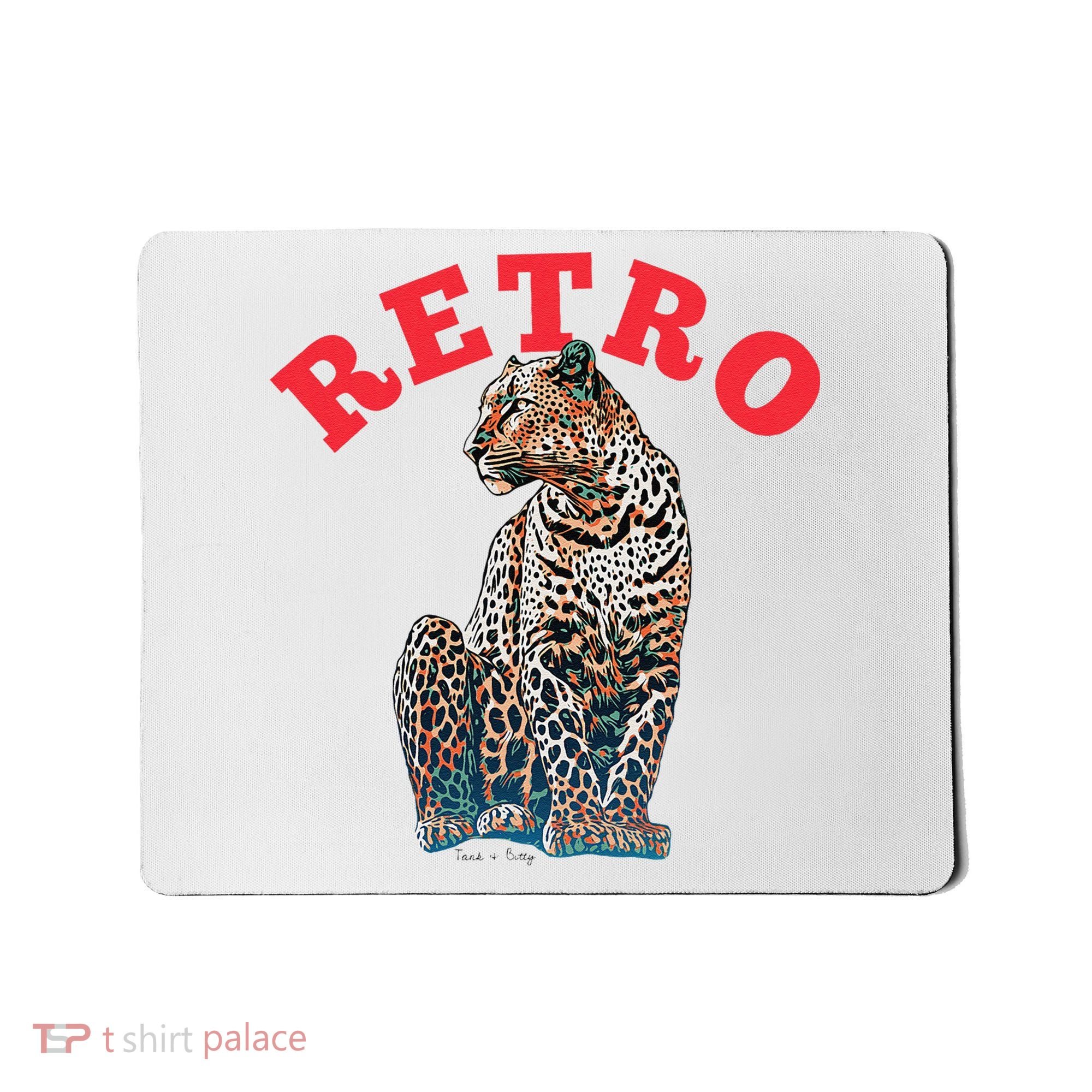 Retro Jaguar Animal Oversized Mousepad