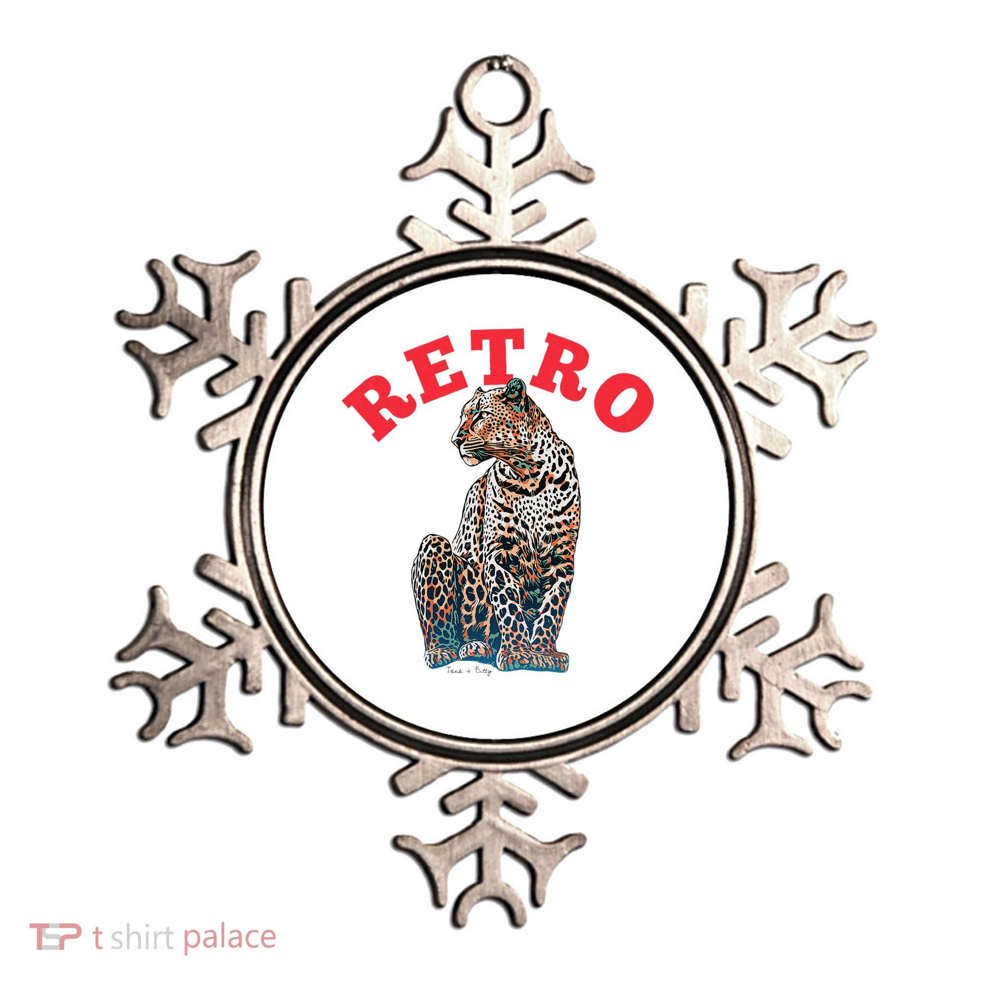 Retro Jaguar Animal Oversized Ornament