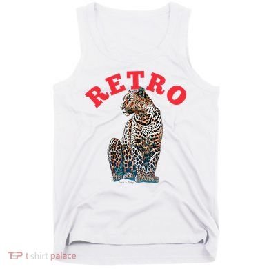 Retro Jaguar Animal Oversized Tank Top