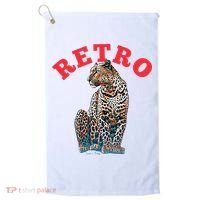 Retro Jaguar Animal Oversized Golf Towel thumb 0