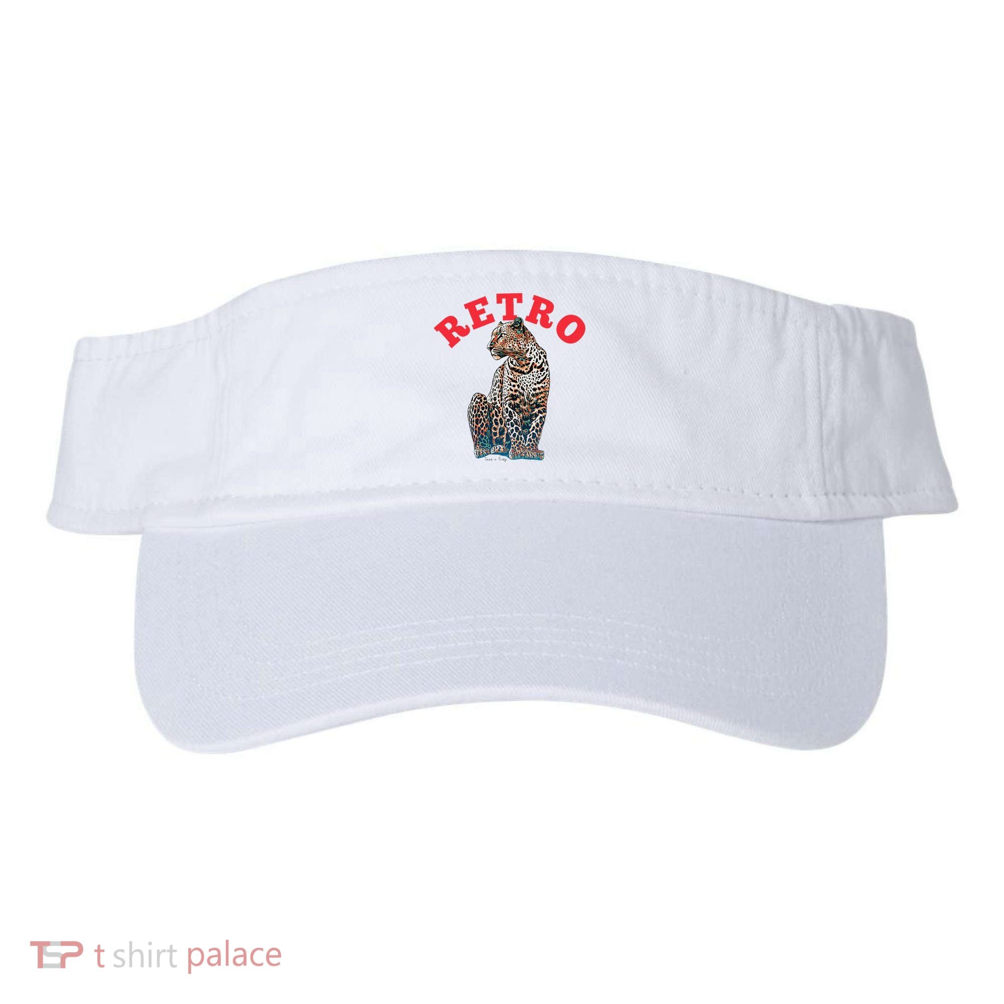 Retro Jaguar Animal Oversized Visor