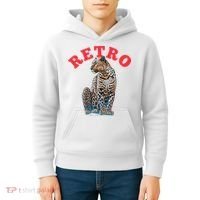Retro Jaguar Animal Oversized Kids Hoodie thumb 4