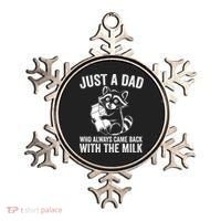 Raccoon Just A Dad Who Always Came Back With The Milk  Ornament thumb 0