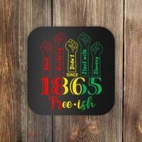 Resist Juneteenth African American Black History June 19th Coaster thumb 0