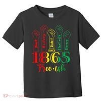 Resist Juneteenth African American Black History June 19th Toddler T-Shirt thumb 0