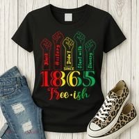 Resist Juneteenth African American Black History June 19th Women's T-Shirt thumb 3
