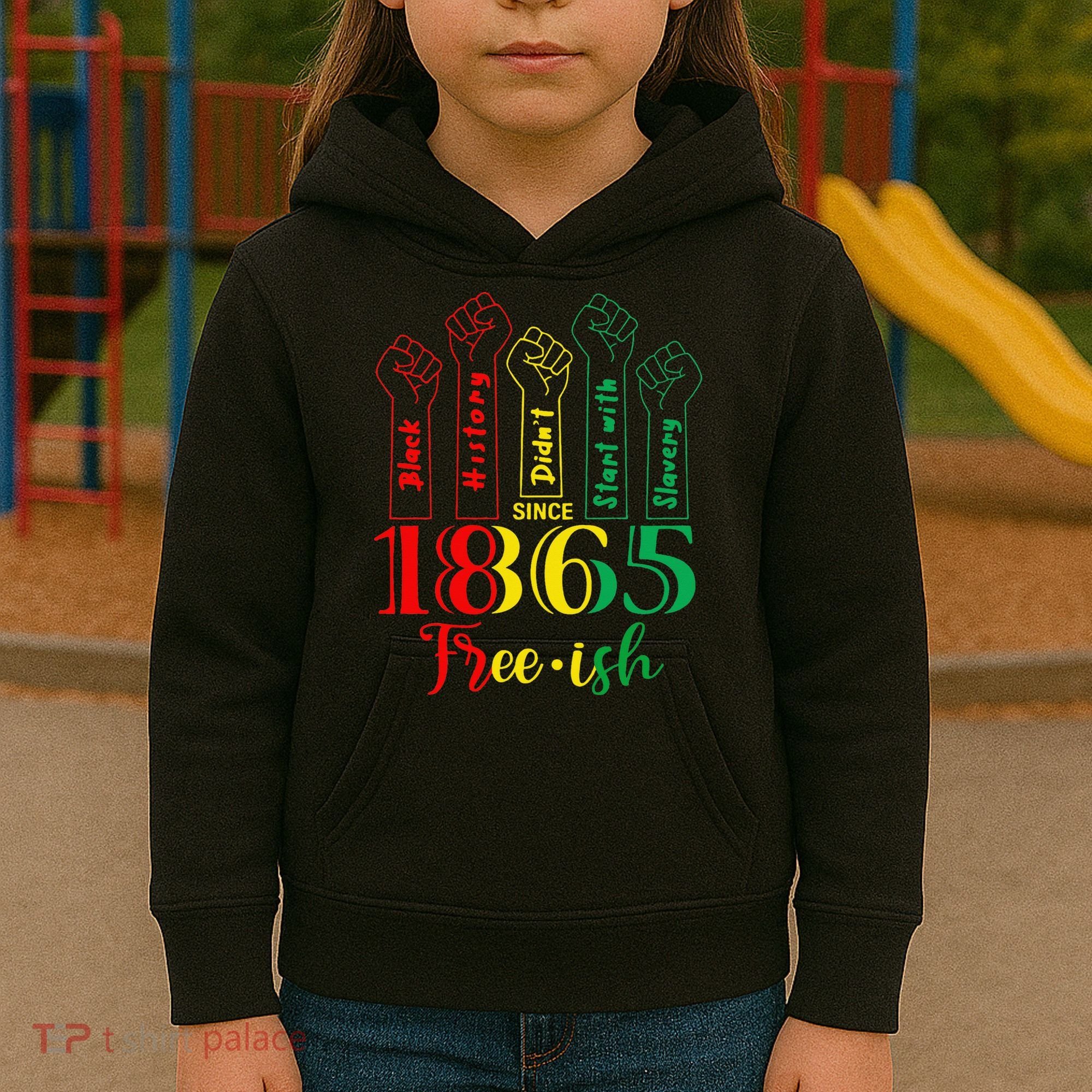 Resist Juneteenth African American Black History June 19th Kids Hoodie