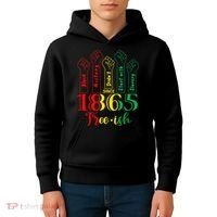 Resist Juneteenth African American Black History June 19th Kids Hoodie thumb 4