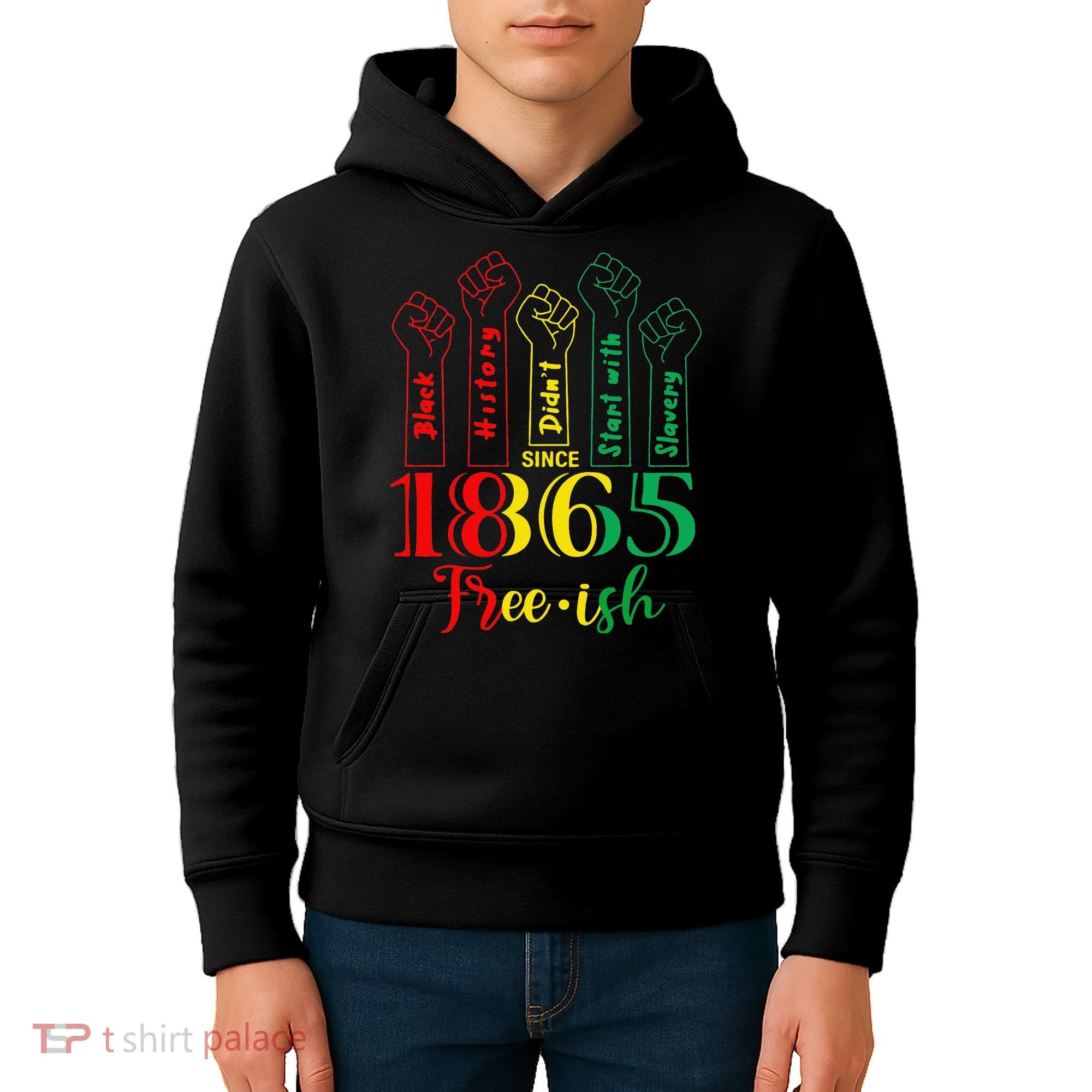 Resist Juneteenth African American Black History June 19th Kids Hoodie