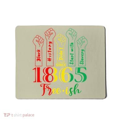 Resist Juneteenth African American Black History June 19th Mousepad