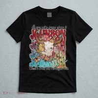 Retro Johnson Bull Skull Music Country 70s Cowboy Boots T-Shirt thumb 5