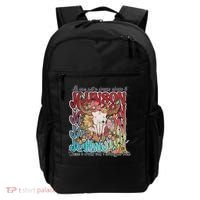Retro Johnson Bull Skull Music Country 70s Cowboy Boots Backpack thumb 0