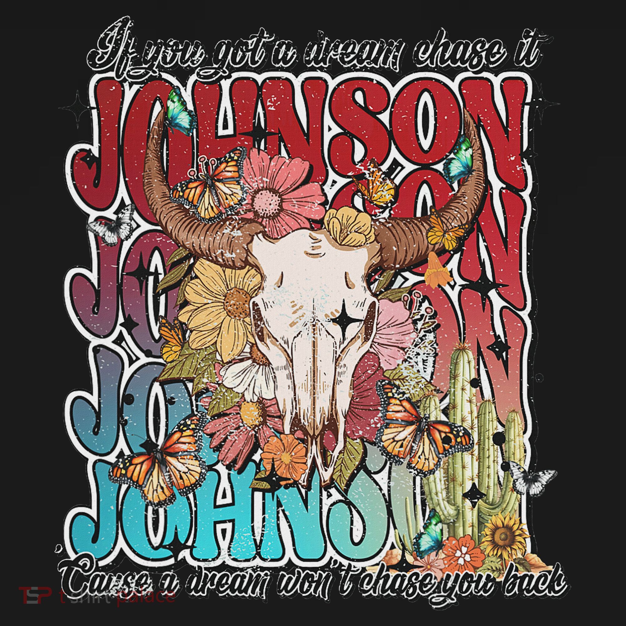 Retro Johnson Bull Skull Music Country 70s Cowboy Boots Polo