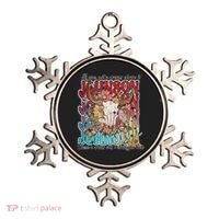 Retro Johnson Bull Skull Music Country 70s Cowboy Boots Ornament thumb 0