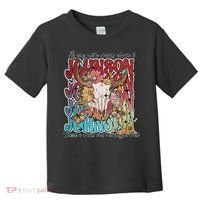 Retro Johnson Bull Skull Music Country 70s Cowboy Boots Toddler T-Shirt thumb 0