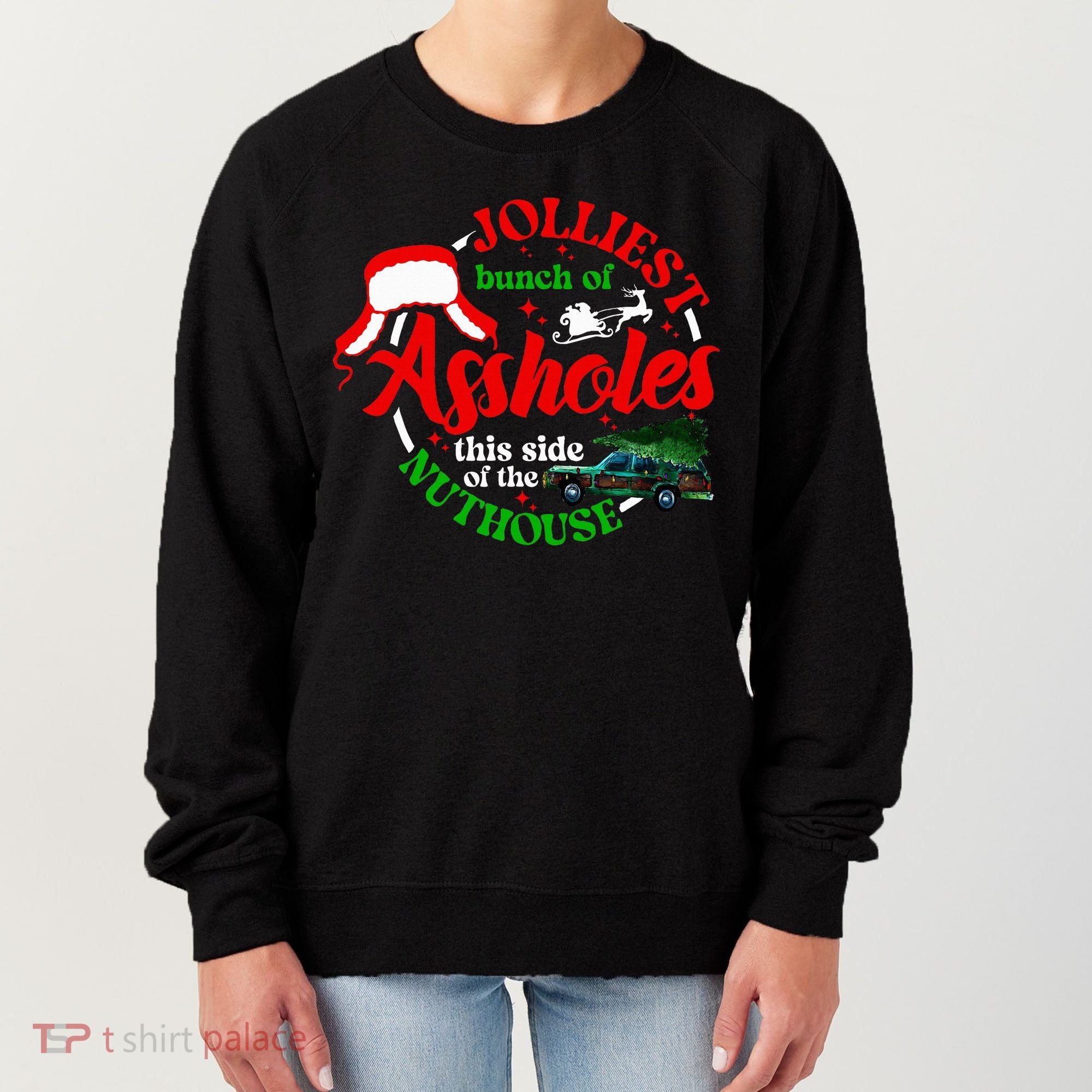 Retro Jolliest Bunch Of Assholes This Side Of The Nut House Women's Sweatshirt