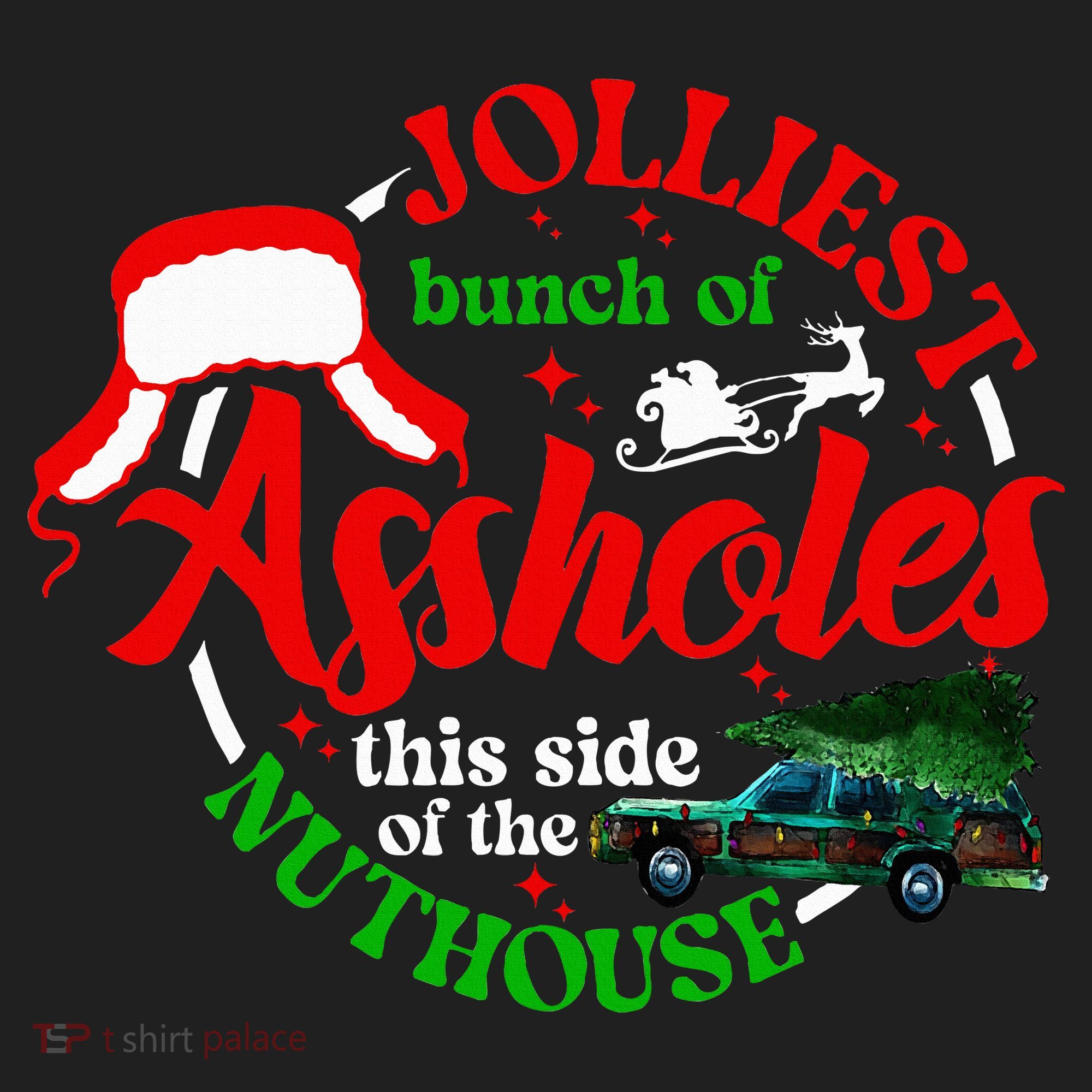 Retro Jolliest Bunch Of Assholes This Side Of The Nut House Beanie