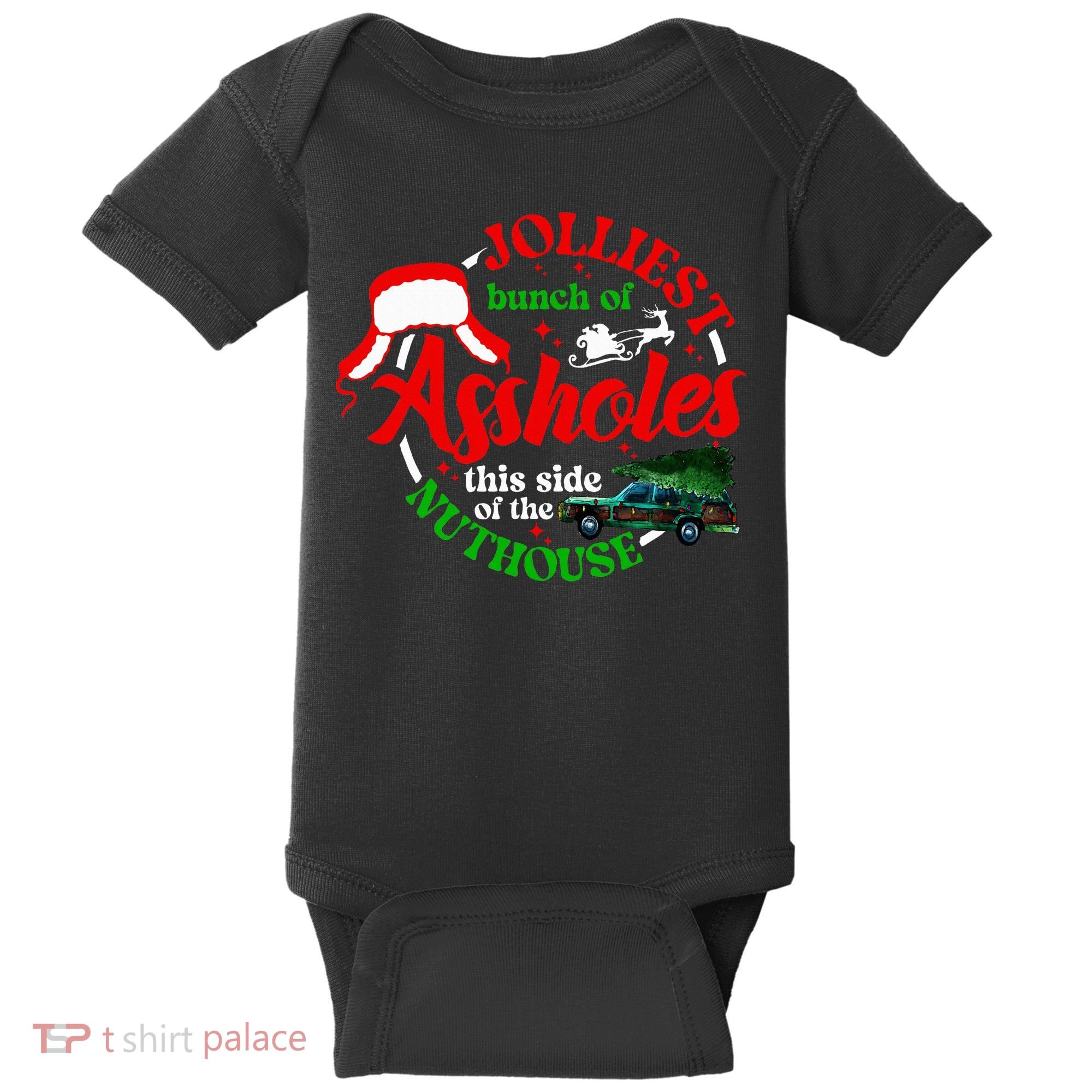 Retro Jolliest Bunch Of Assholes This Side Of The Nut House Baby Bodysuit