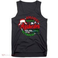Retro Jolliest Bunch Of Assholes This Side Of The Nut House Tank Top thumb 0
