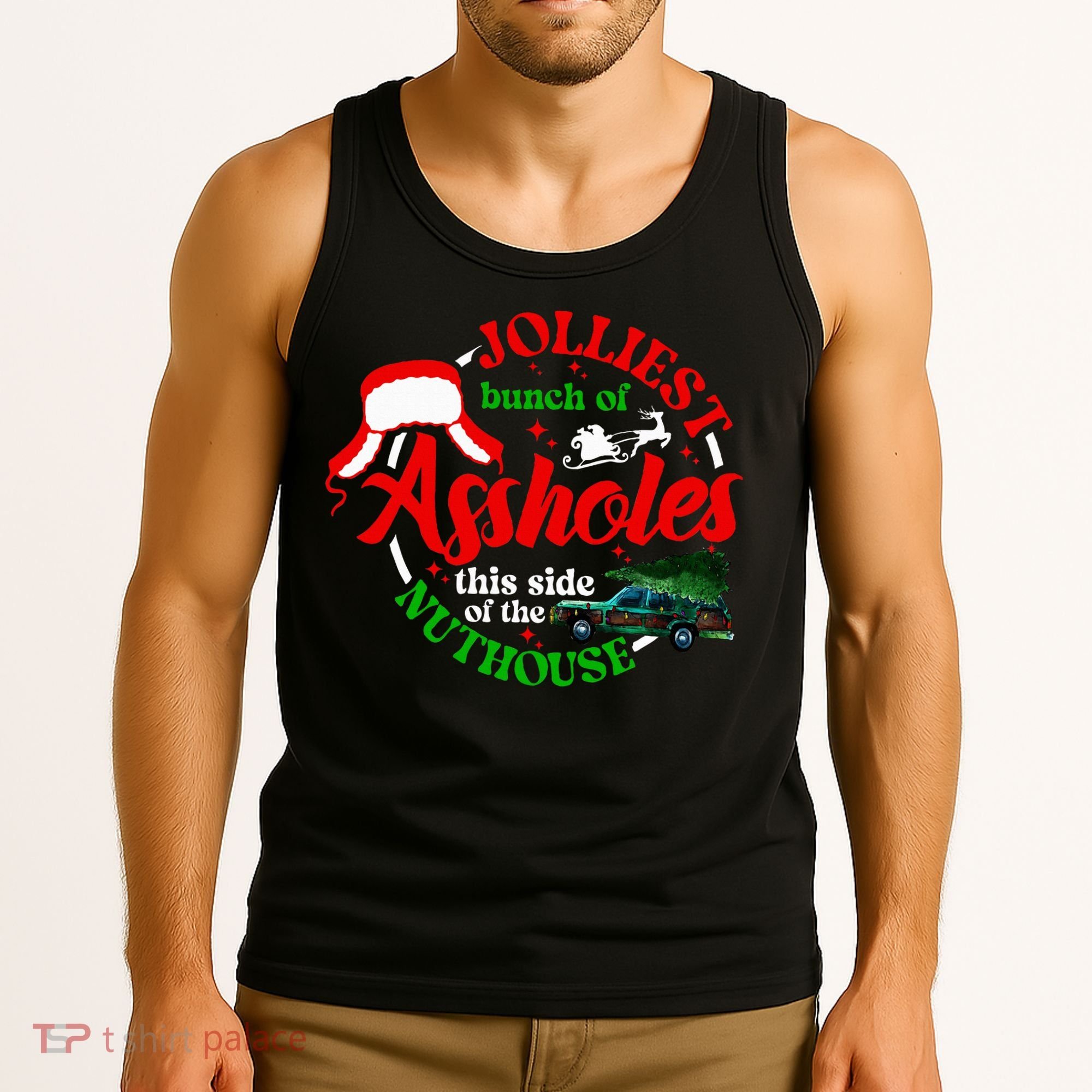 Retro Jolliest Bunch Of Assholes This Side Of The Nut House Tank Top