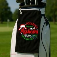 Retro Jolliest Bunch Of Assholes This Side Of The Nut House Golf Towel thumb 2