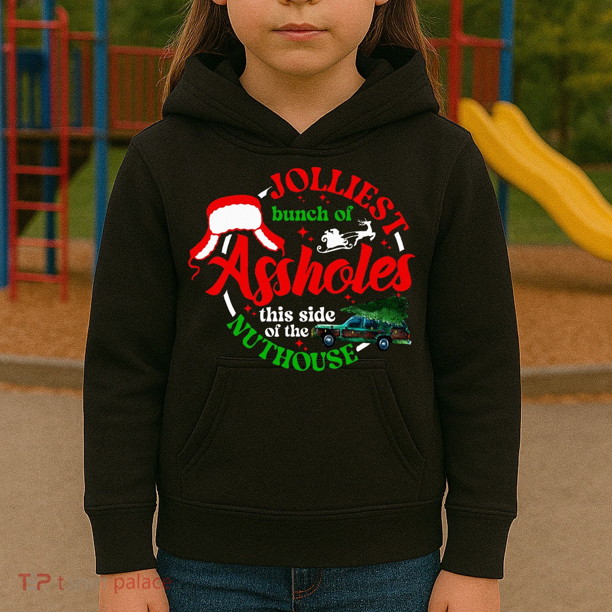 Retro Jolliest Bunch Of Assholes This Side Of The Nut House Kids Hoodie