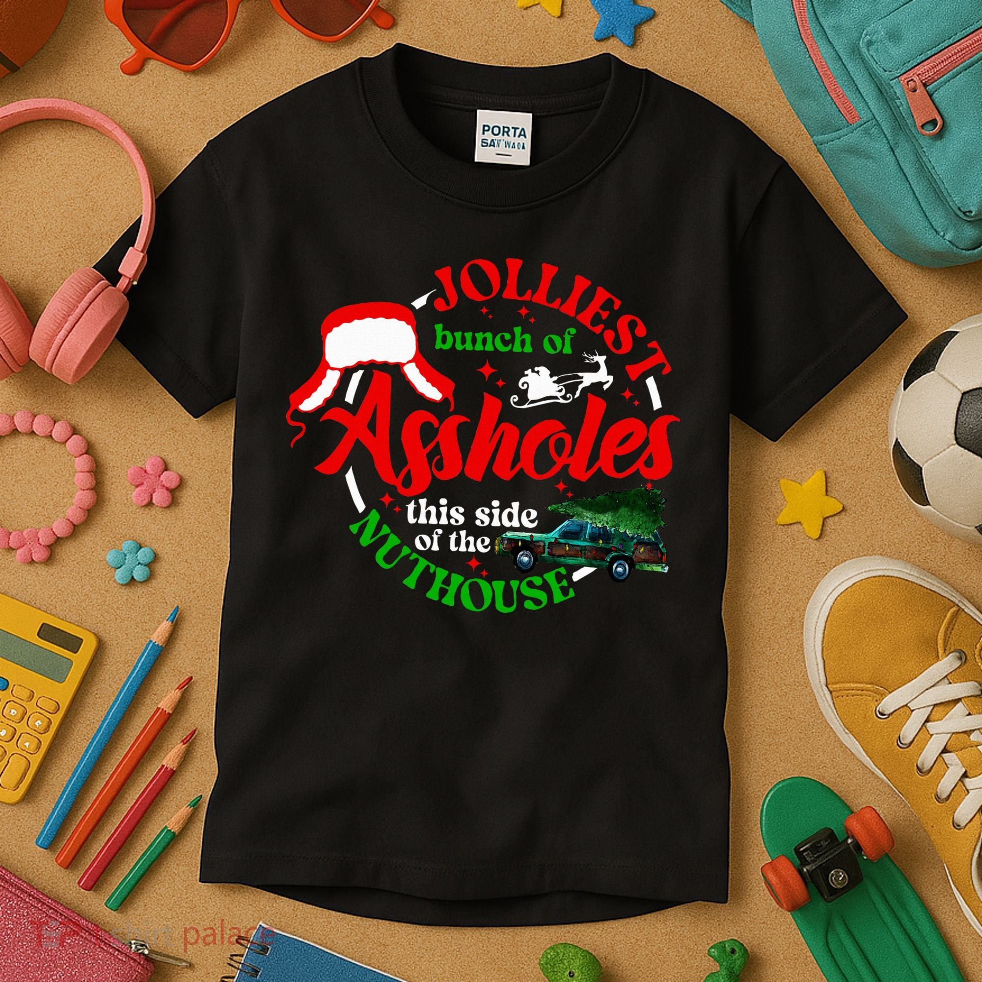 Retro Jolliest Bunch Of Assholes This Side Of The Nut House Kids T-Shirt