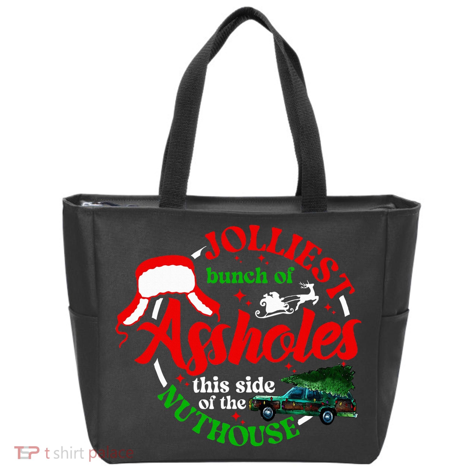 Retro Jolliest Bunch Of Assholes This Side Of The Nut House Tote Bag