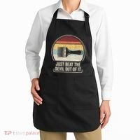 Retro Just Beat The Devil Out Of It Artist Drawing Apron thumb 2